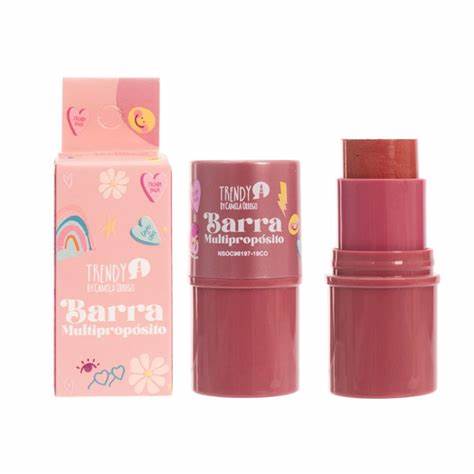 BARRA MULTIPROPÓSITO MEJILLAS Y LABIOS 4,5G TRENDY