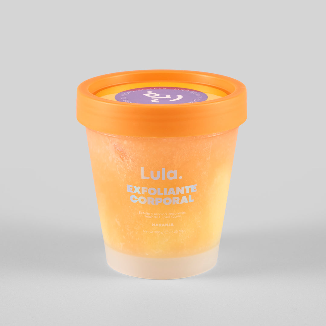 EXFOLIANTE CORPORAL 200G LULA - NARANJA