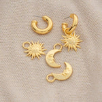 CANDONGAS LUNA Y SOL BAÑO DE ORO AVEMARÍA