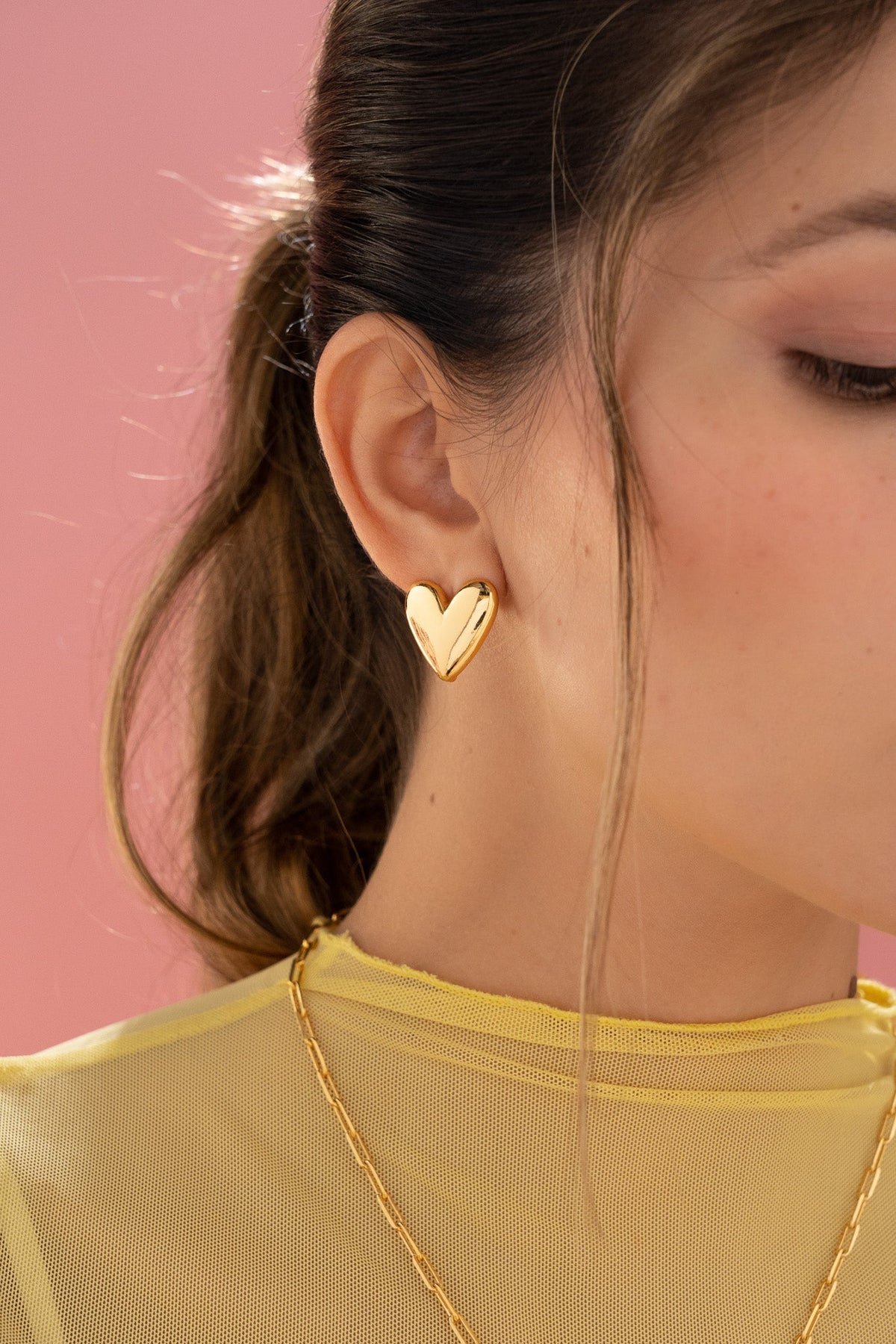 SET COLLAR + ARETES CORAZÓN