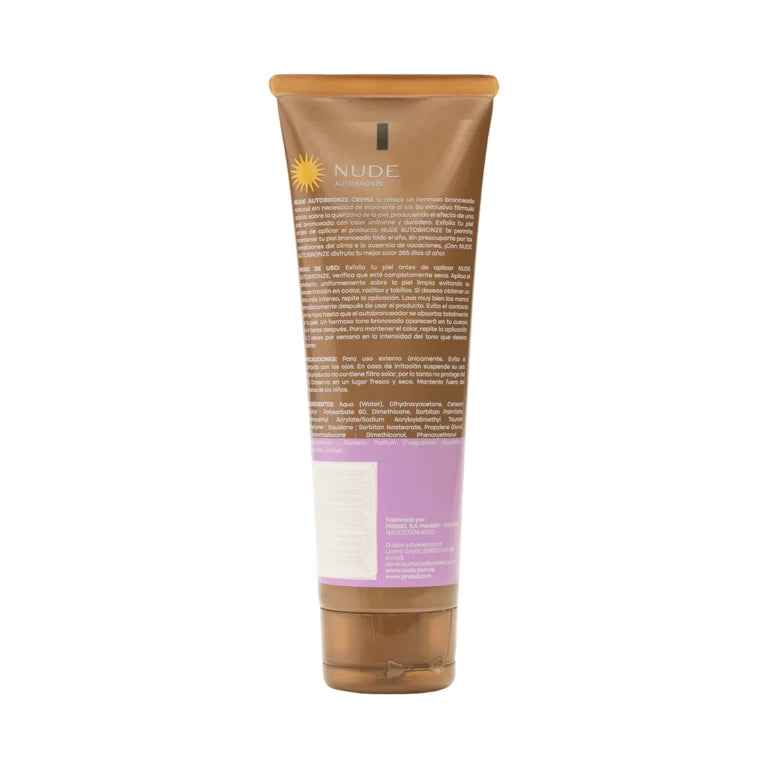 AUTOBRONCEADOR EN CREMA 120ML NUDE