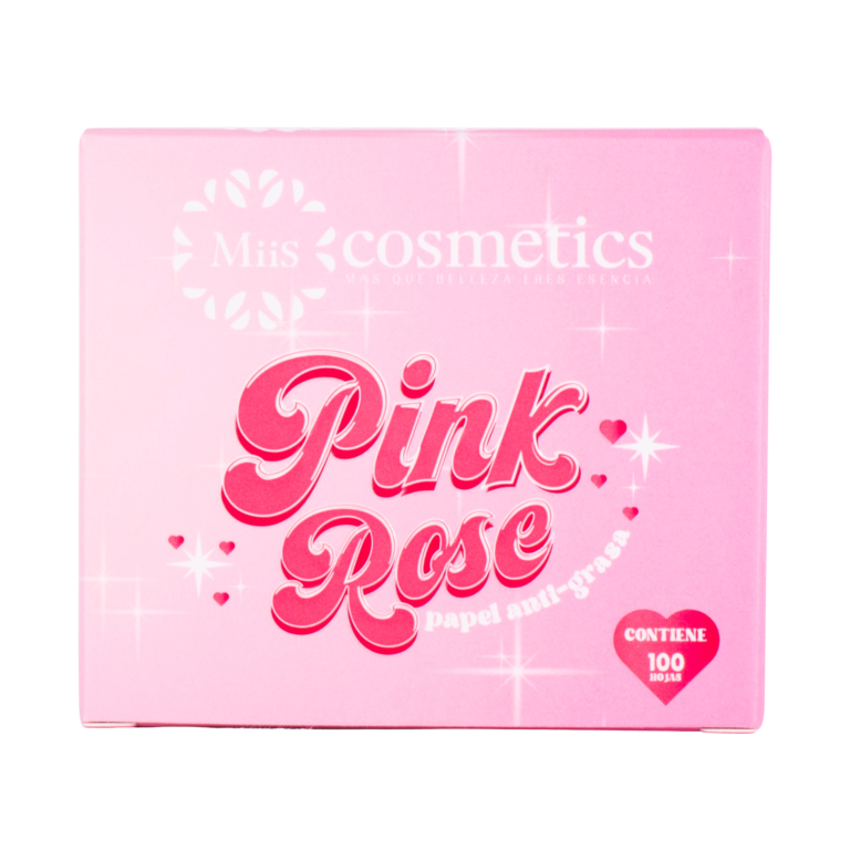 PAPEL ANTIGRASA PINK ROSE X100 MIIS COSMETICS