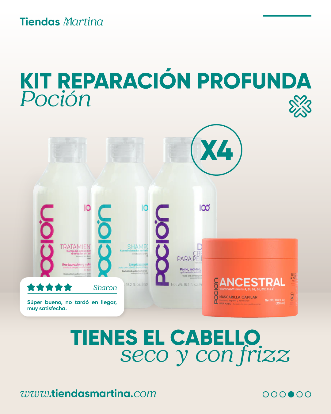 KIT REPARACIÓN PROFUNDA X4 POCIÓN
