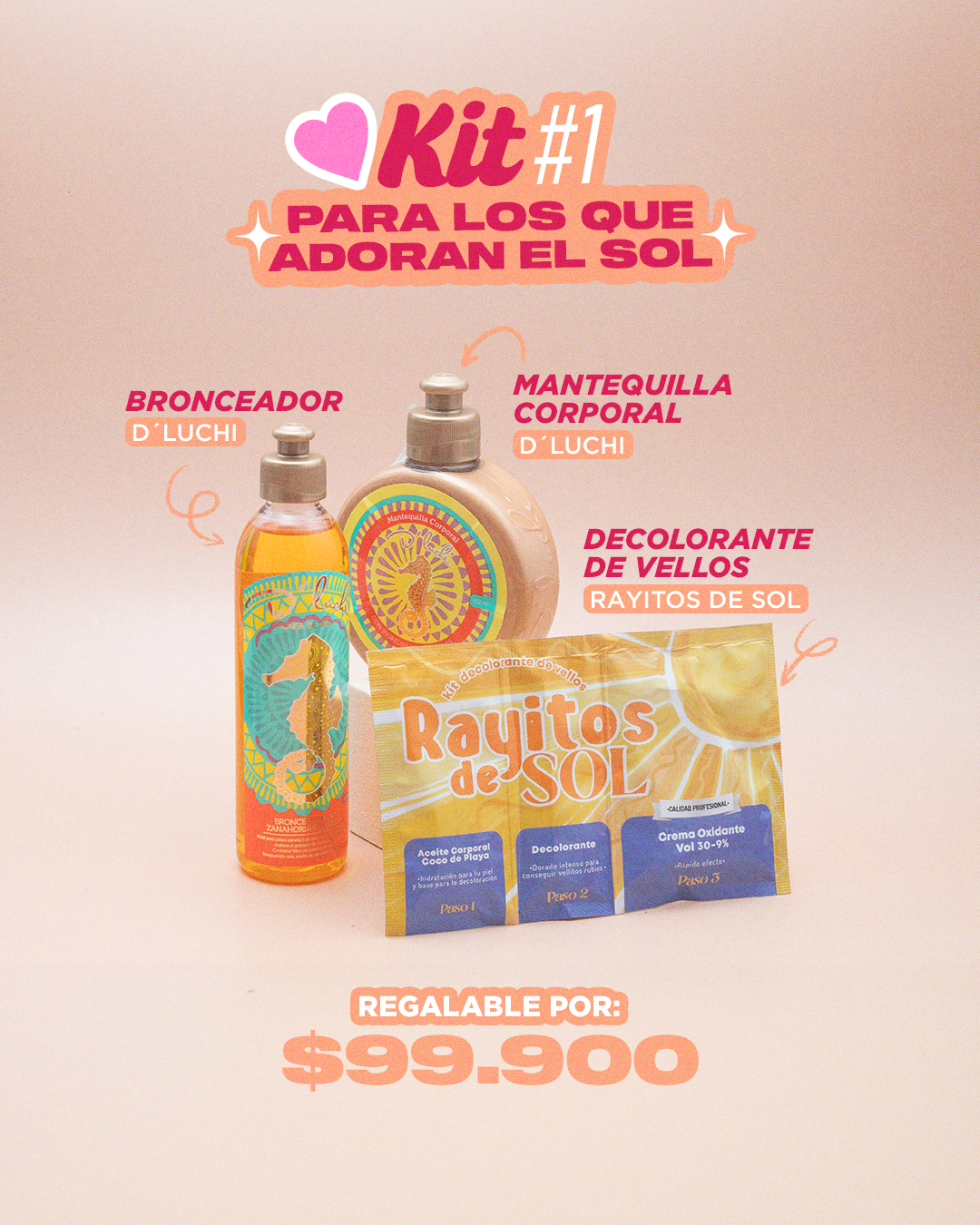 KIT PARA LOS QUE ADORAN EL SOL