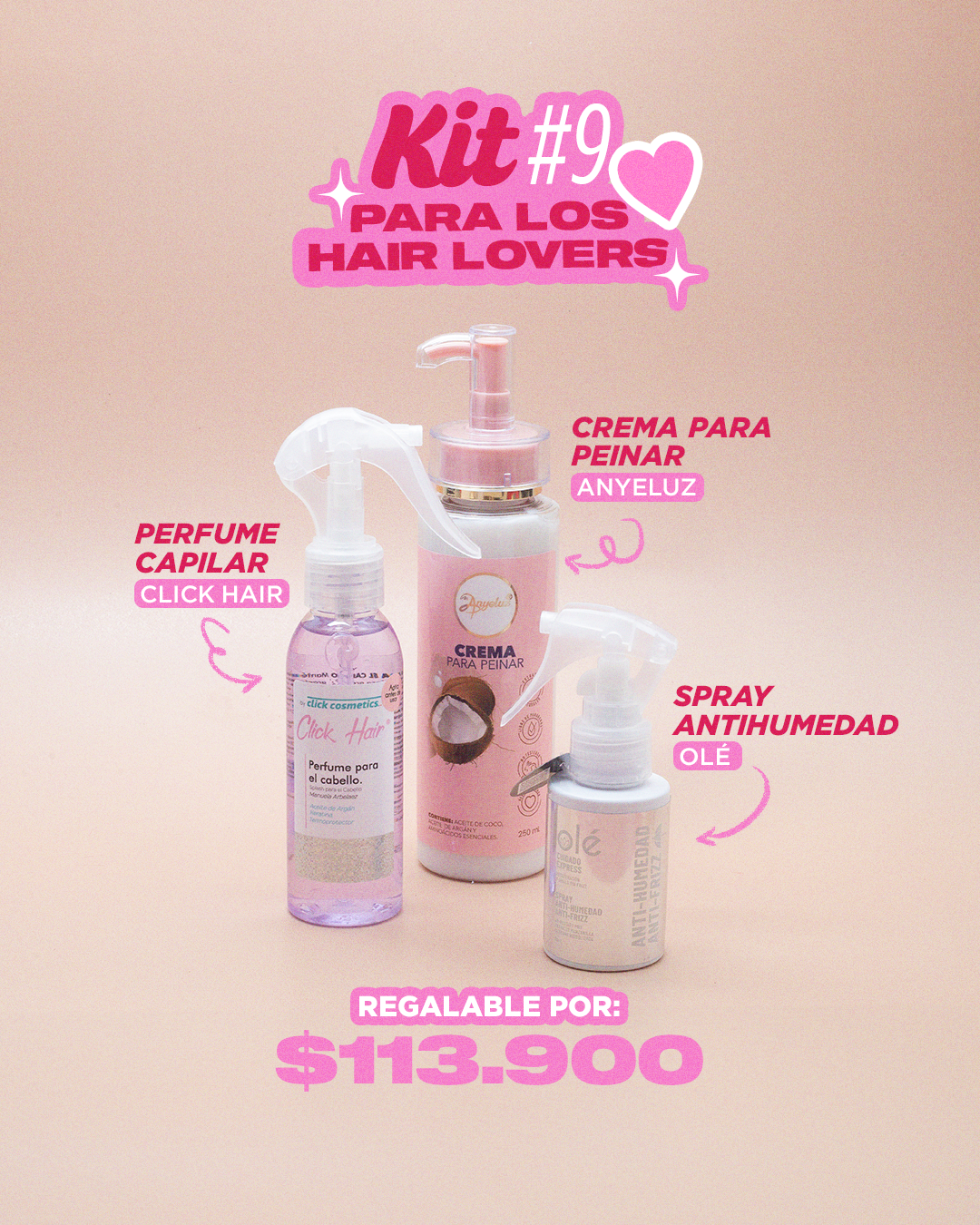 KIT PARA LOS HAIR LOVERS