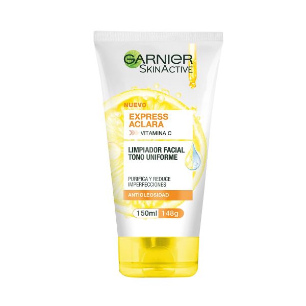 GEL LIMPIADOR FACIAL TONO UNIFORME VITAMINA C 150G GARNIER