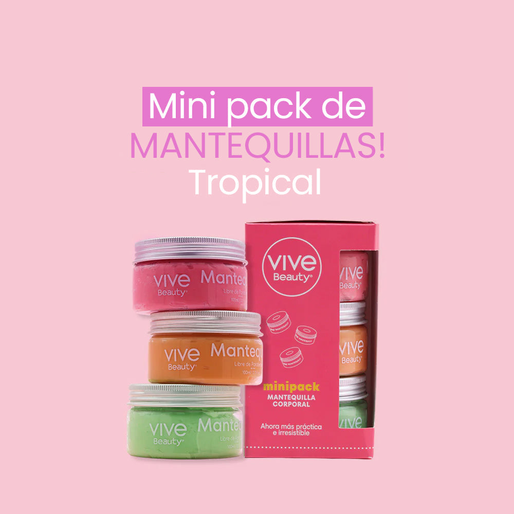 KIT X3 MINI MANTEQUILLA VIVE BEAUTY