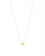 SET COLLAR + ARETE CORAZON LISO AVEMARIA