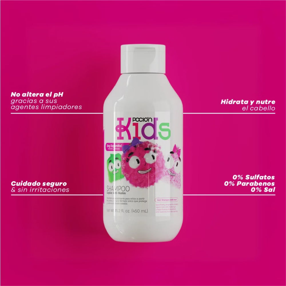 SHAMPOO KIDS ANTI-NUDOS 450ML POCIÓN