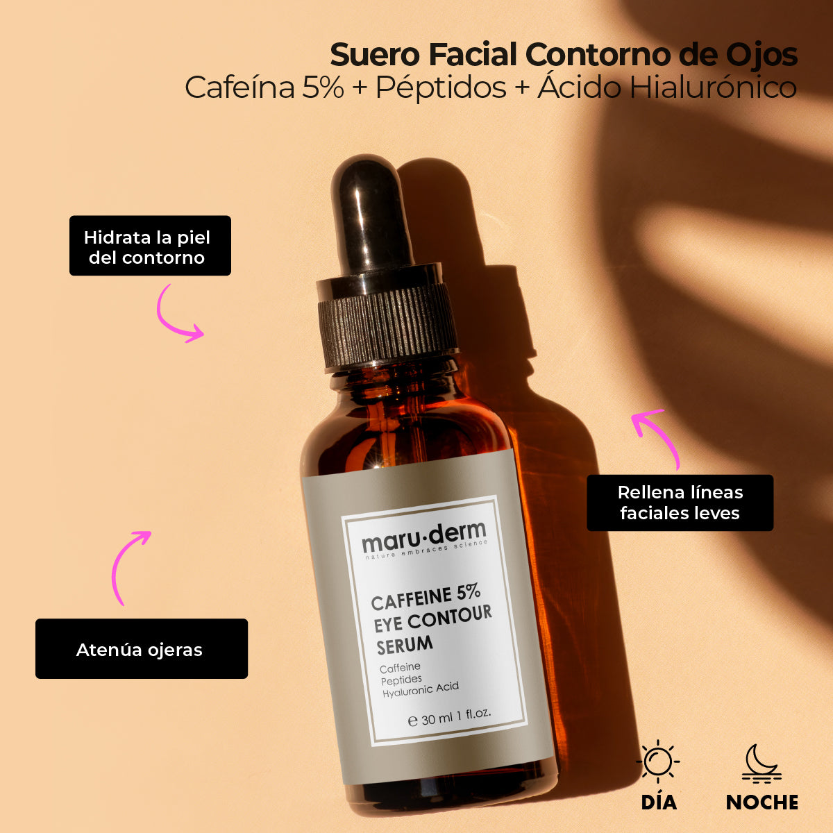 SERUM CAFEINA CONT OJOS 5% 30ML MARUDERM