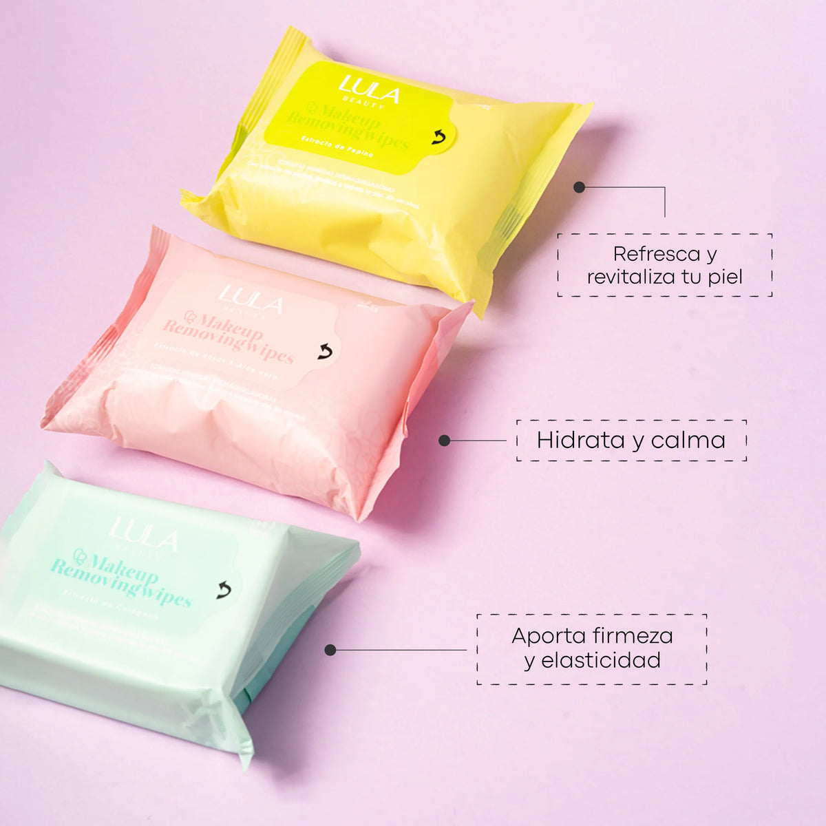 PAÑO FACIAL DESMAQUILLANTE 30 WIPES LULA