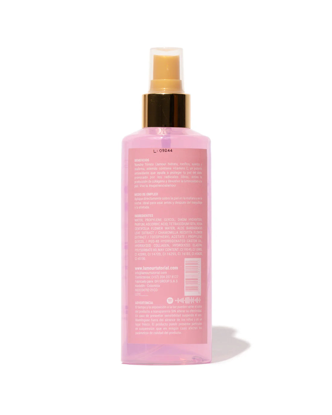 TÓNICO AGUA DE ROSAS LIMPIEZA PROFUNDA 250ML LAMOUR