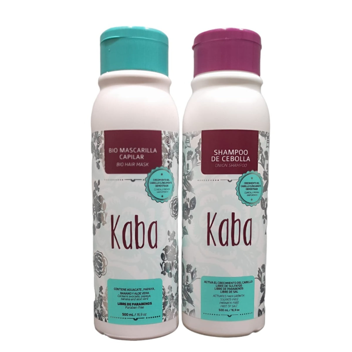 KIT X2 CRECIMIENTO Y NUTRICIÓN 500ML KABA