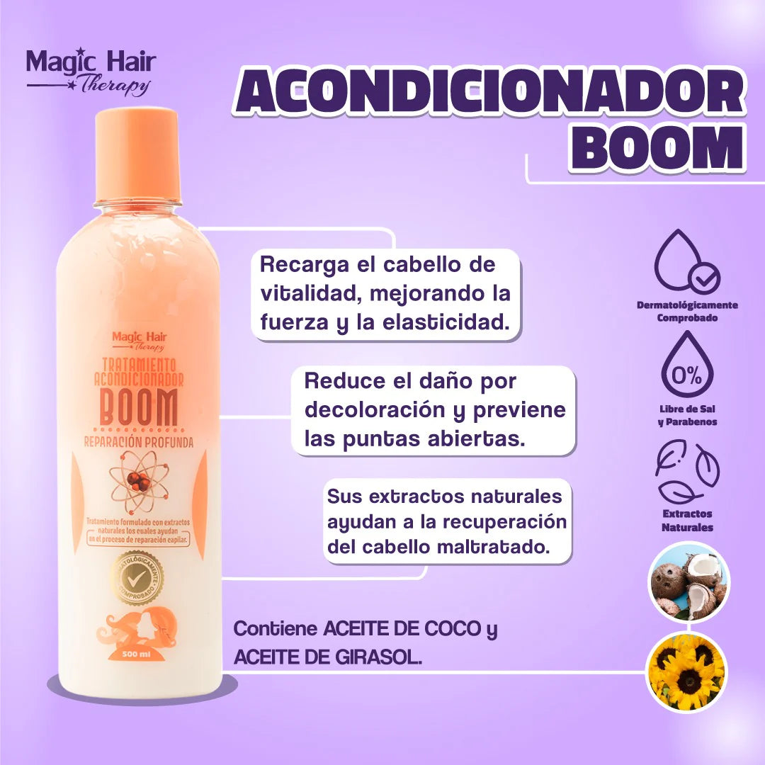 TRATAMIENTO ACONDICIONADOR BOOM 500ML MAGIC HAIR