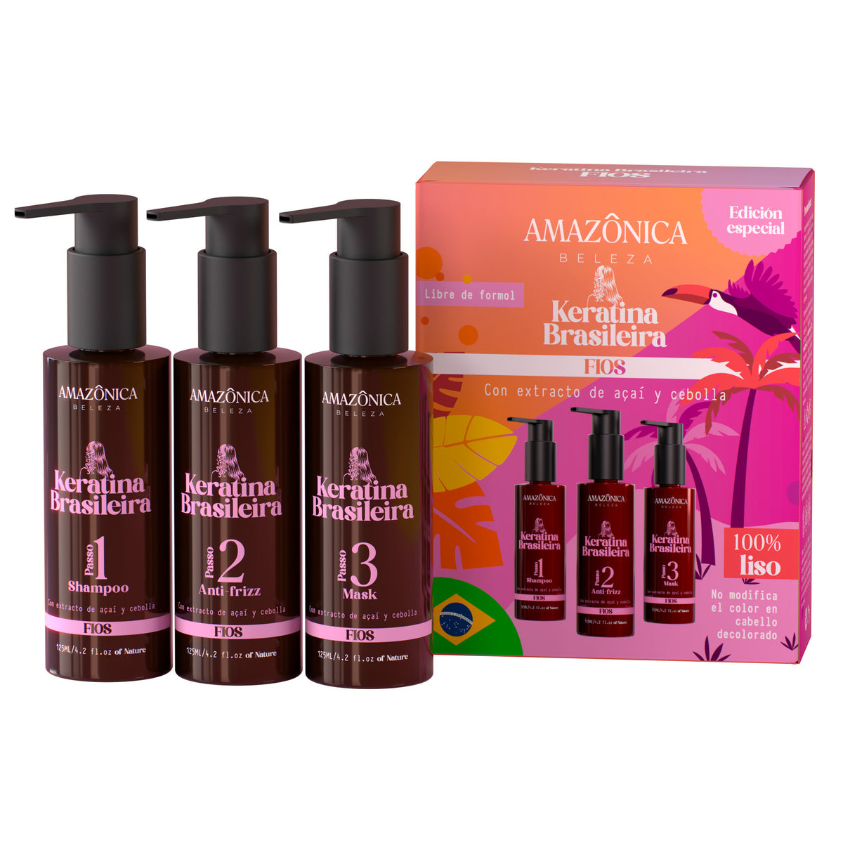 KERATINA FIOS 125ML AMAZONICA