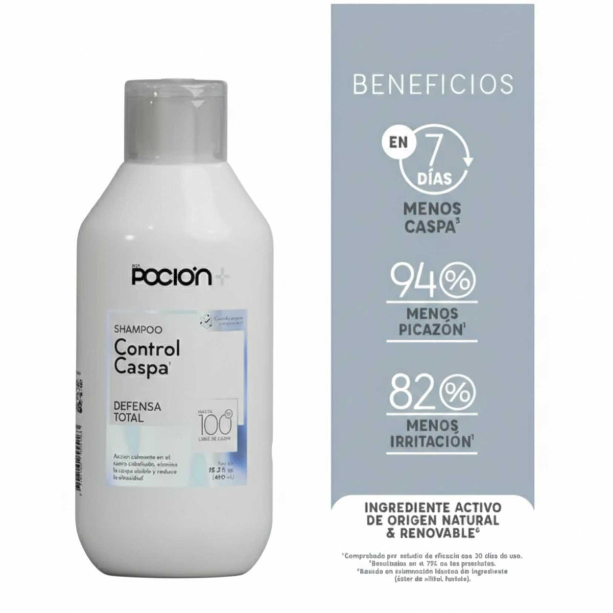 SHAMPOO CONTROL CASPA 450ML POCIÓN