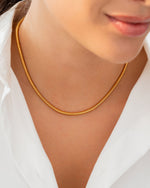 COLLAR CADENA SNAKE ORO AVEMARIA