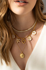 CHOKER TEJIDO A MANO PERLAS AVEMARIA