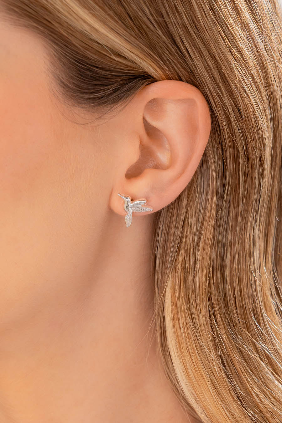 ARETES COLIBRI PLATA AVEMARIA