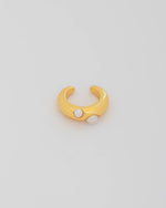 EARCUFF DOBLE PERLAS AVEMARIA