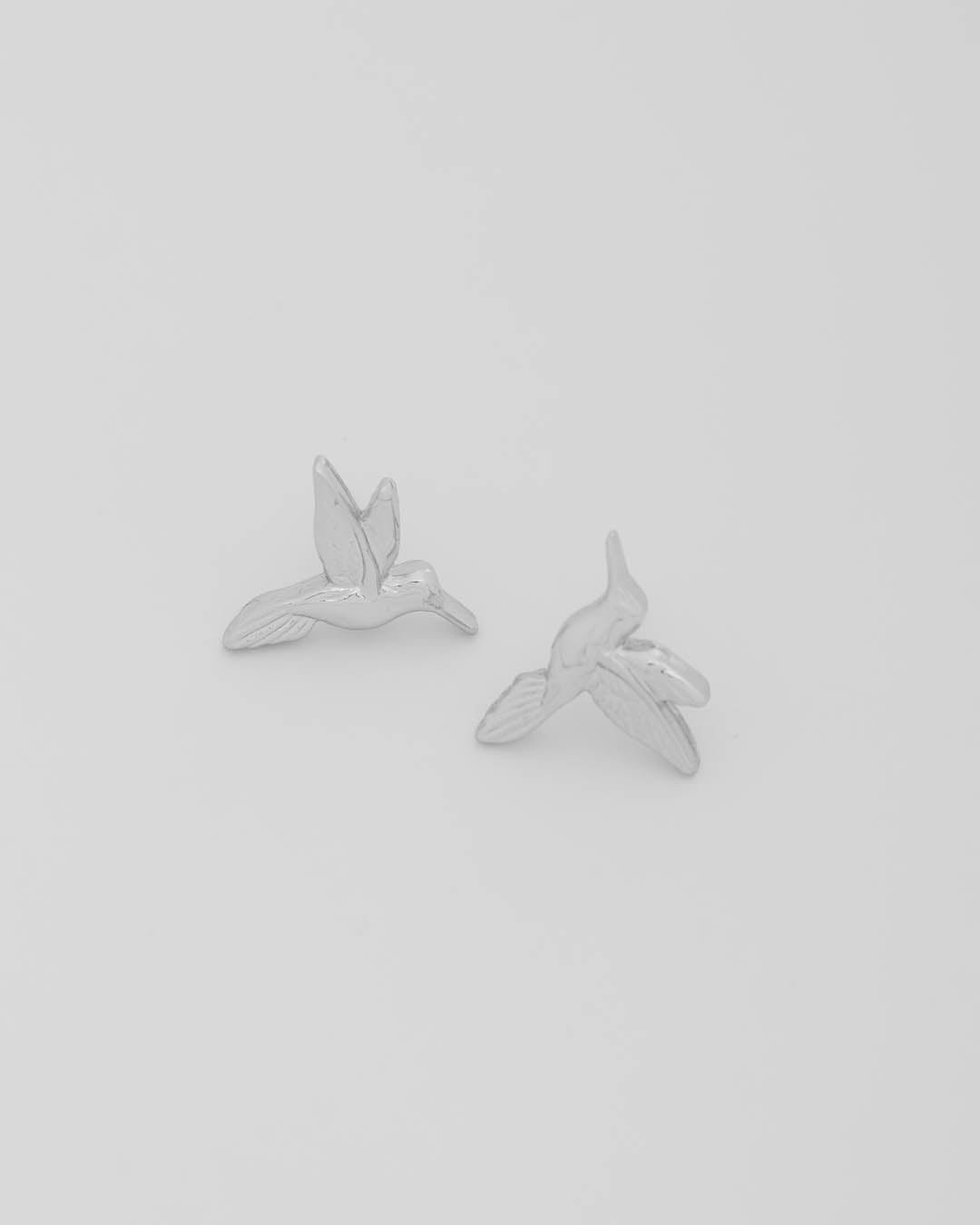 ARETES COLIBRI PLATA AVEMARIA