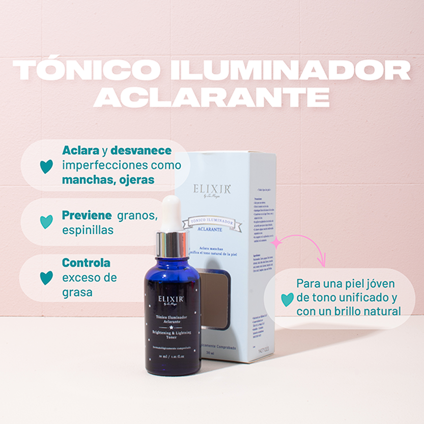 TÓNICO ILUMINADOR ACLARANTE 30ML ELIXIR