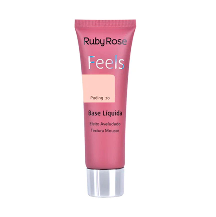 BASE LIQUIDA FEELS 29ML RUBY ROSE