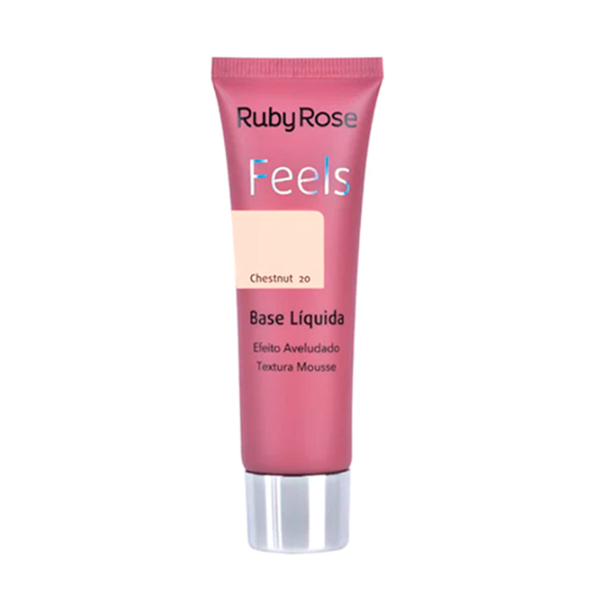 BASE LIQUIDA FEELS 29ML RUBY ROSE