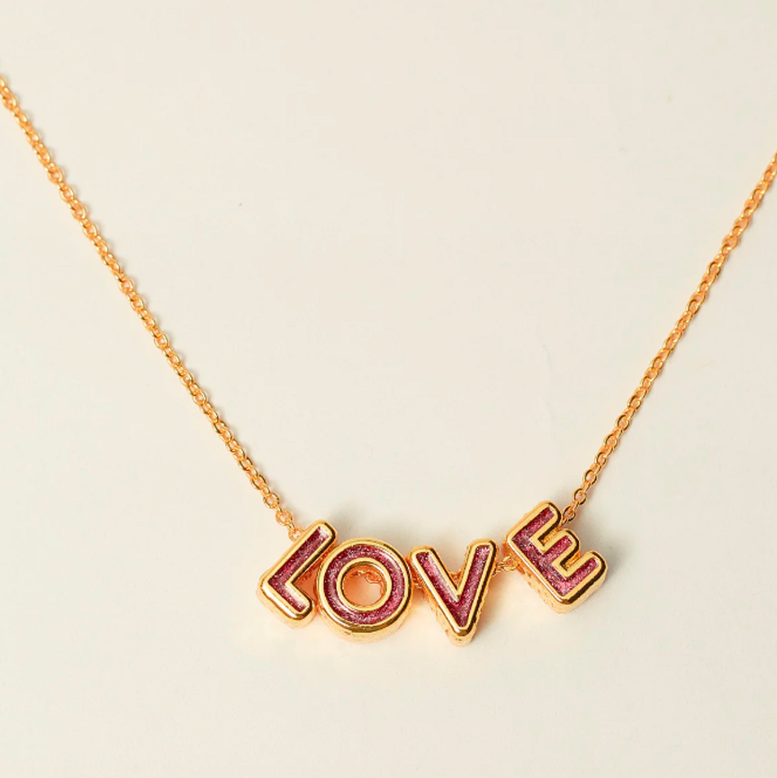 COLLARES WISHES - LOVE BAÑO EN ORO ENTRELAZOS