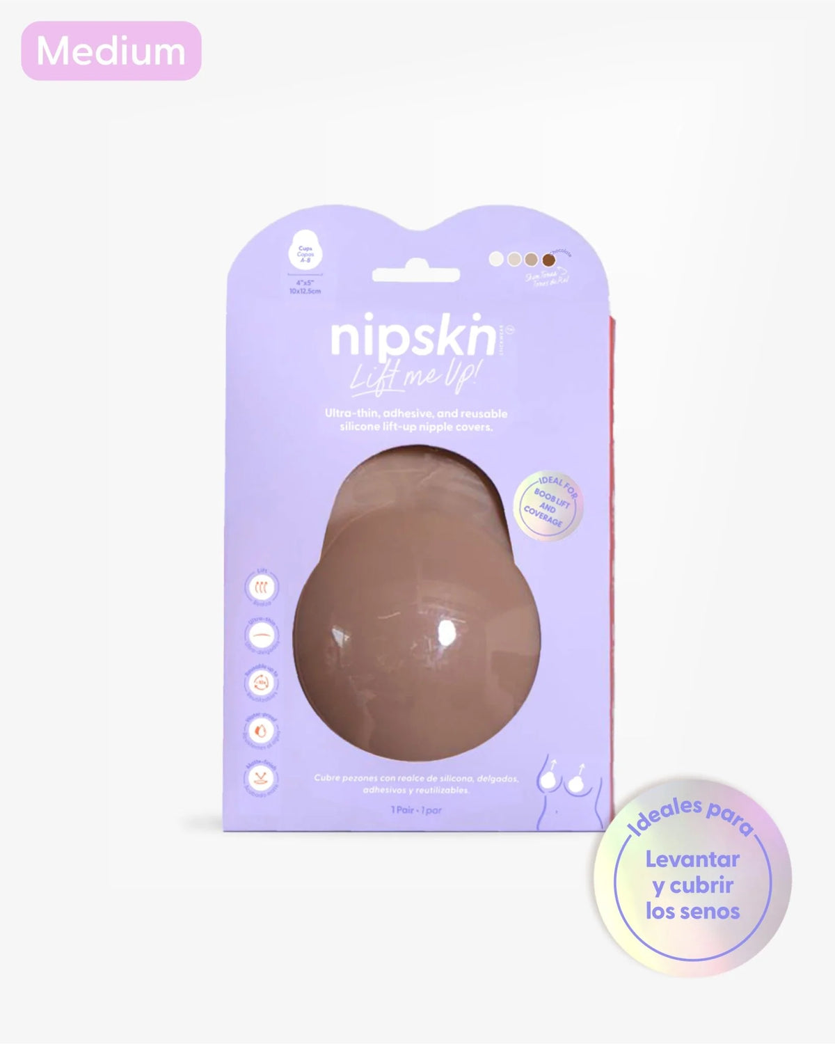 COPA ADHESIVA SILICONA A-B TALLA M NIPSKIN