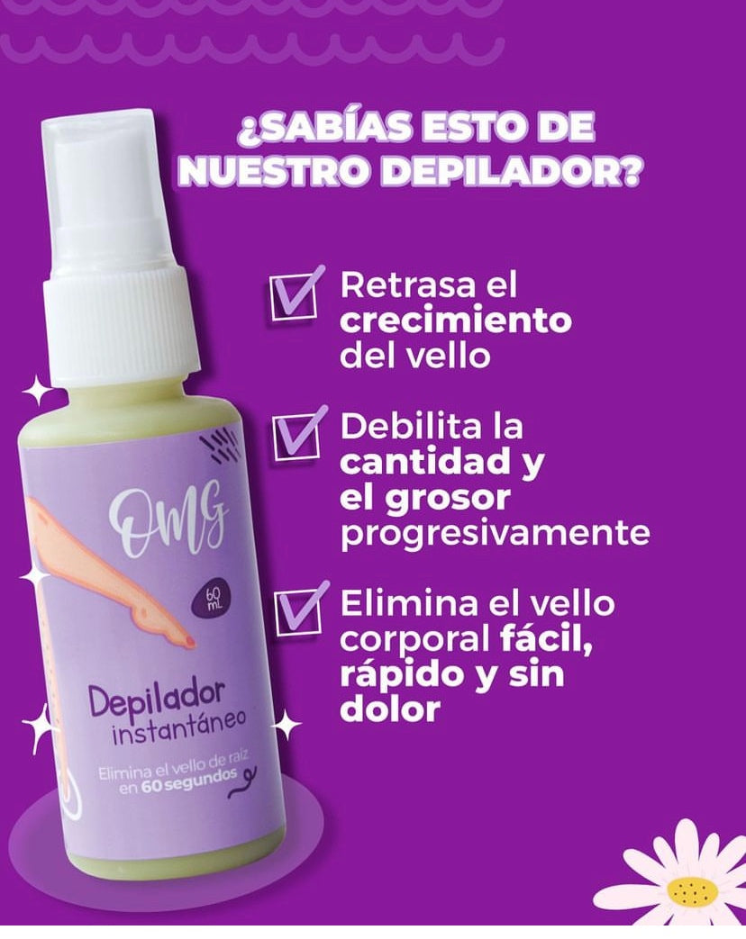 DEPILADOR INSTANTÁNEO 60ML OMG