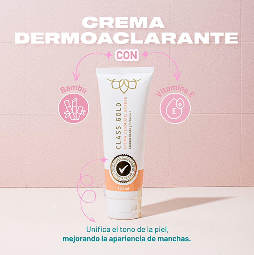 CREAM DERMOACLARANTE 120ML CLASS GOLD