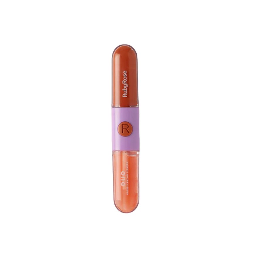 LABIAL DUO LIQUIDO Y GLOSS 4.8G RUBY ROSE