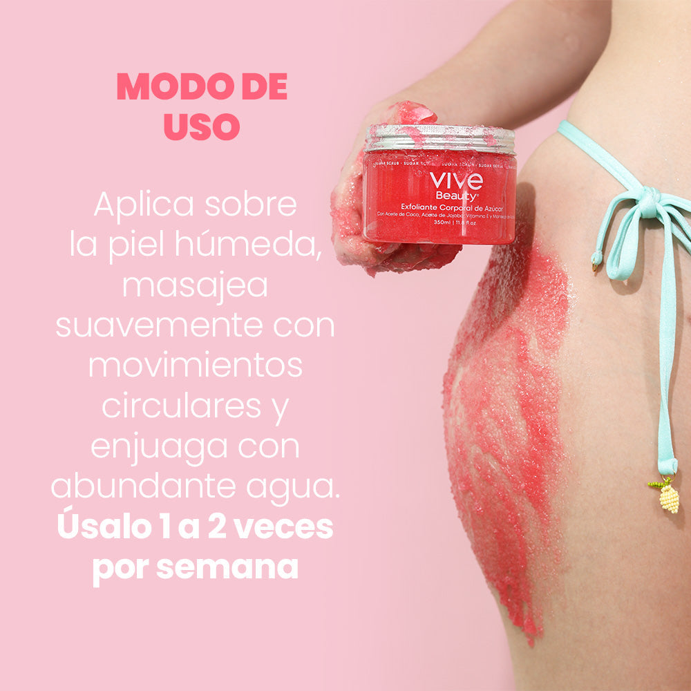 EXFOLIANTE CORPORAL SUGAR SCRUB 350ML VIVE BEAUTY