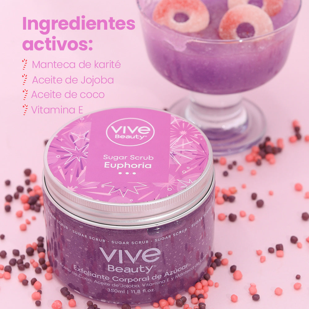 EXFOLIANTE CORPORAL EUPHORIA 350ML VIVE BEAUTY