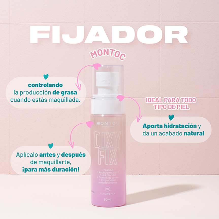 DIXY FIX FIJADOR DE MAQUILLAJE 80ML MONTOC