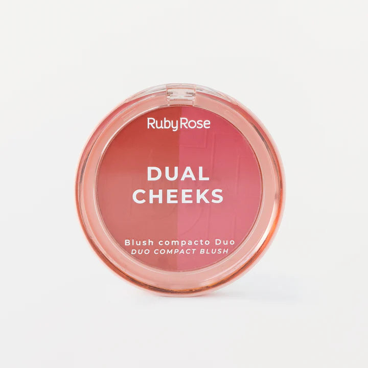 RUBOR COMPACTO DUAL CHEEKS 8.1G RUBY ROSE