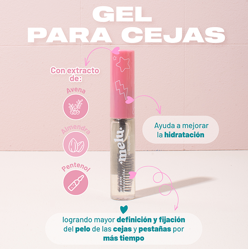 GEL PARA CEJAS CON CEPILLO BROW 8.3ML MELU