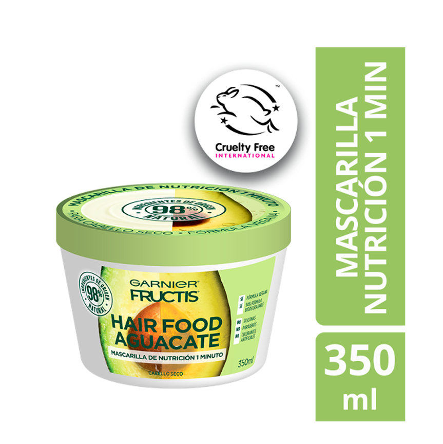 FRUCTIS TRATAMIENTO HAIR FOOD AGUACATE 350ML GARNIER