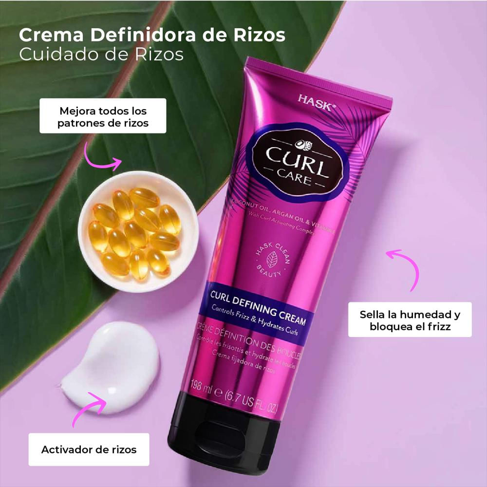 CREMA DEFINIDORA RIZOS CURE CARE 198ML HASK