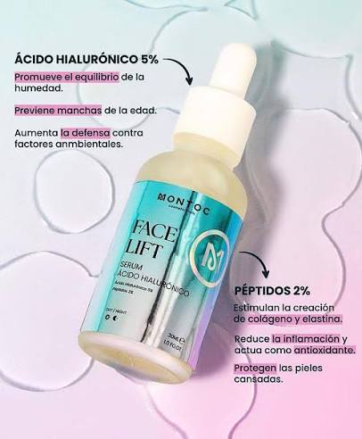 SERUM ÁCIDO HIALURÓNICO + PÉPTIDOS 30ML MONTOC