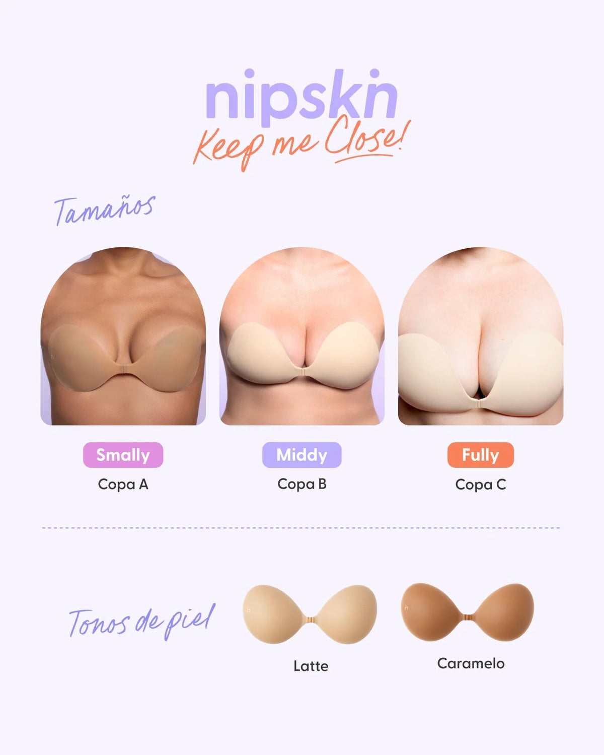 BRASIER INVISIBLE ADHESIVO FULLY COPA C NIPSKIN