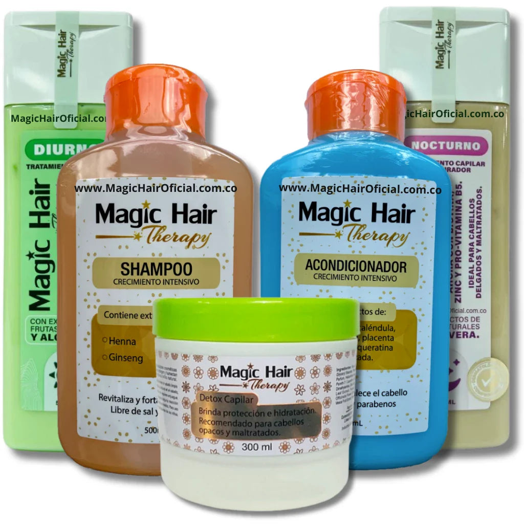 KIT X5 CRECIMIENTO Y NUTRICIÓN MAGIC HAIR