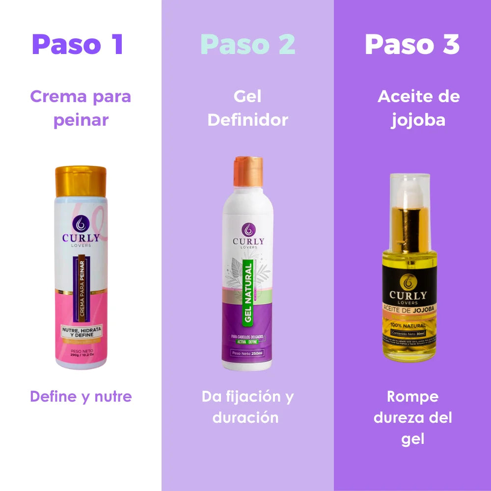 KIT MELENA DEFINIDA X3 CURLY LOVERS
