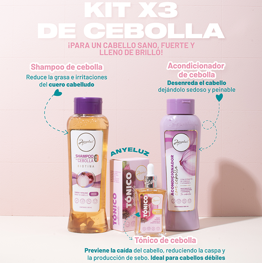 KIT X3 CRECIMIENTO Y ANTICAÍDA ANYELUZ