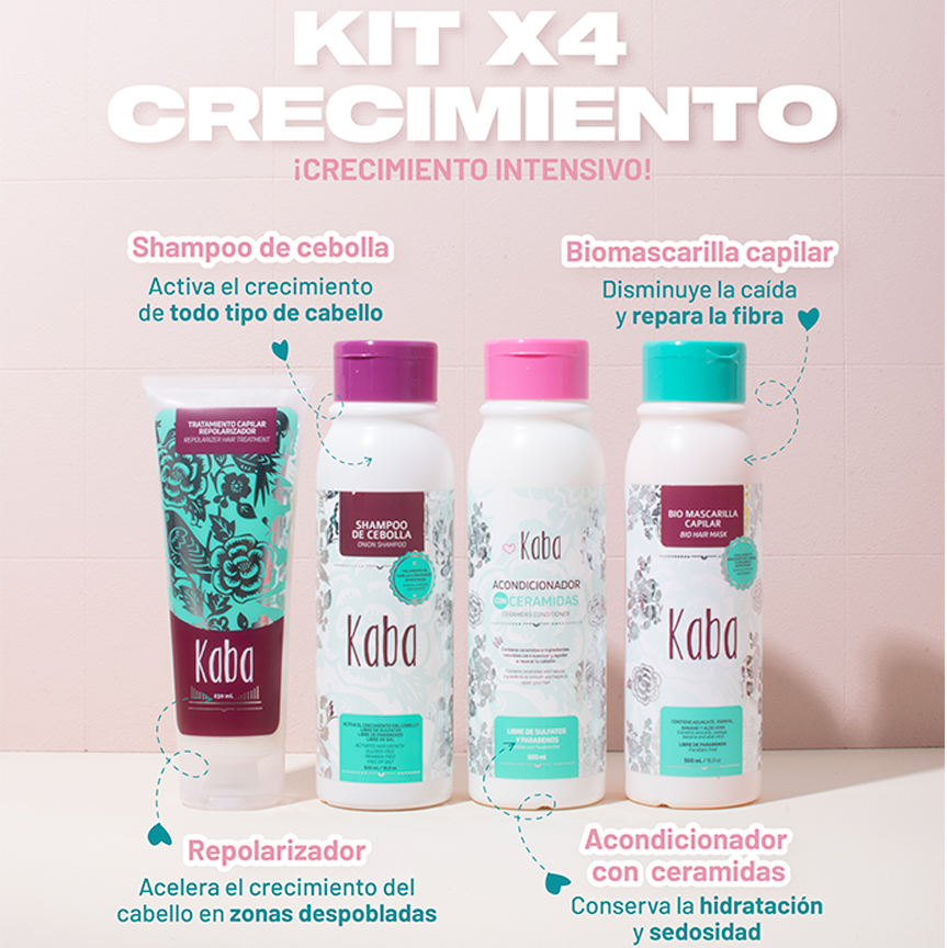 KIT X4 CRECIMIENTO INTENSIVO KABA