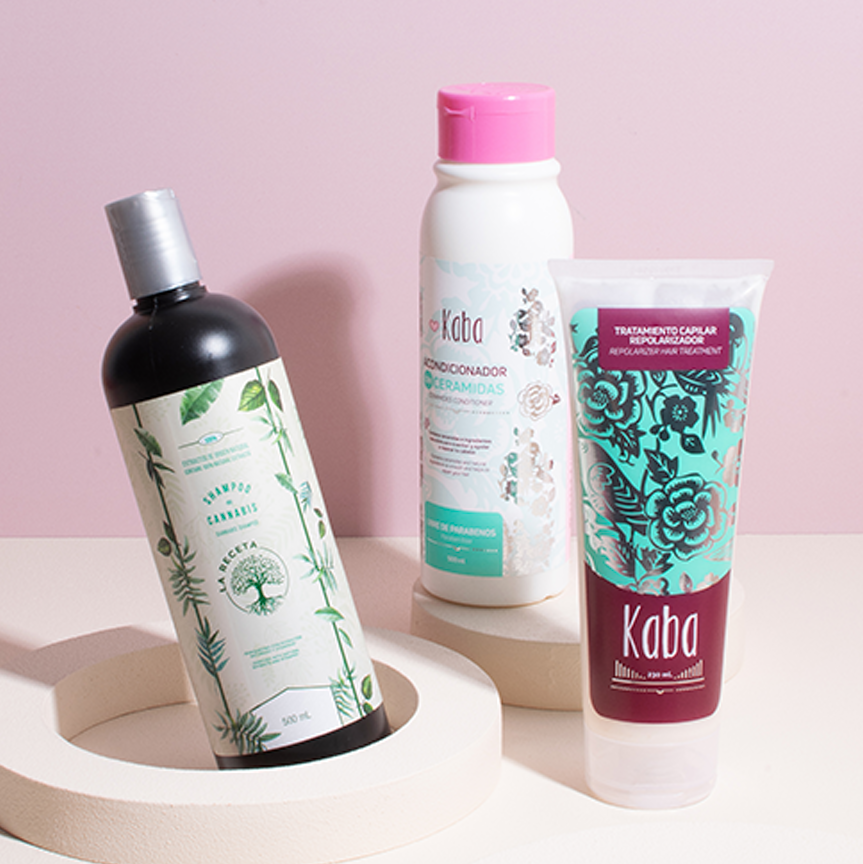 KIT X3 CABELLO SECO KABA + LA RECETA