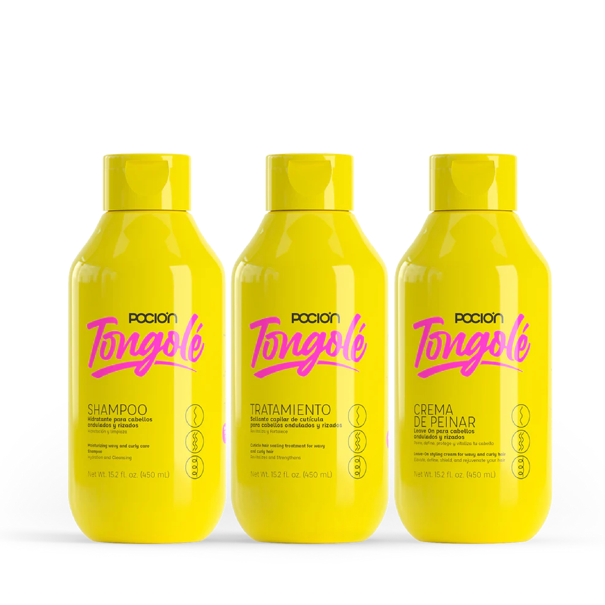 KIT PARA RIZOS BRILLANTES X3 TONGOLÉ POCIÓN