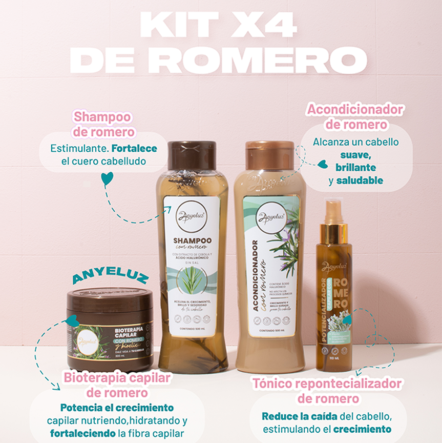 KIT DE ROMERO: FORTALECIMIENTO Y CRECIMIENTO X4 ANYELUZ