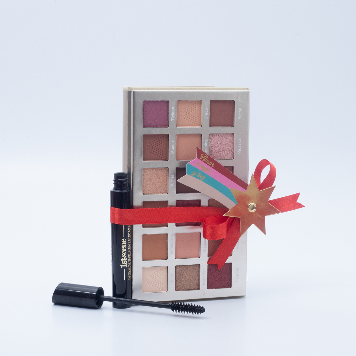 KIT PALETA ART DECO + PESTAÑINA ATENEA NAVIDAD